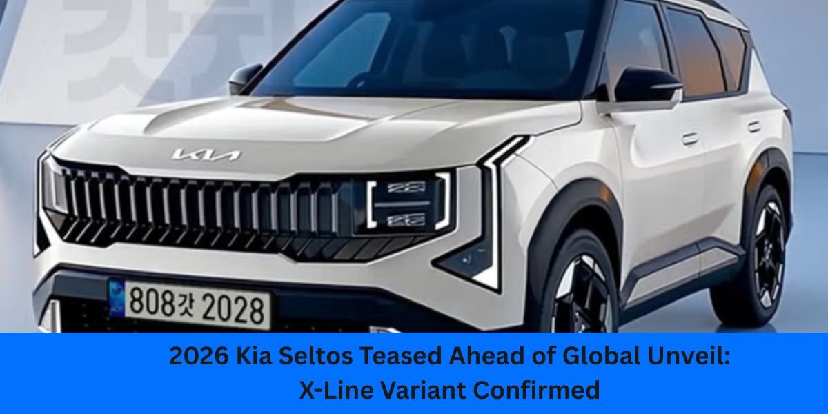 2026 Kia Seltos Teased Ahead of Global Unveil X-Line Variant Confirmed