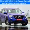 Mahindra XUV 7XO New Teaser Reveals with Major Interior Upgrades
