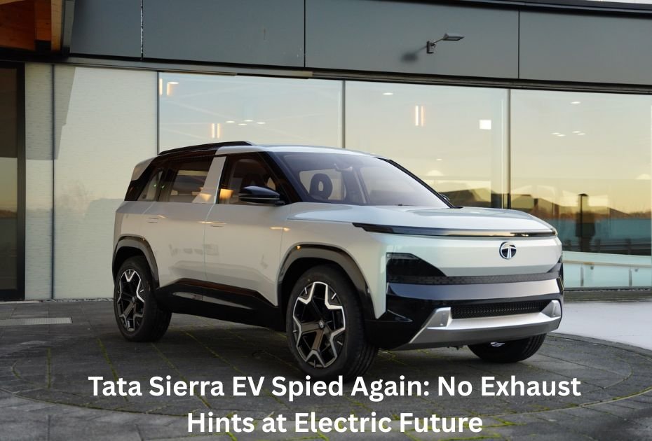 Tata Sierra EV Spied Again No Exhaust Hints at Electric Future