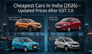 Cheapest Cars In India