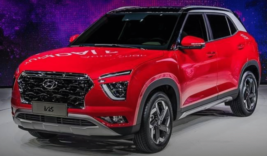 Fiery Red with Black Roof