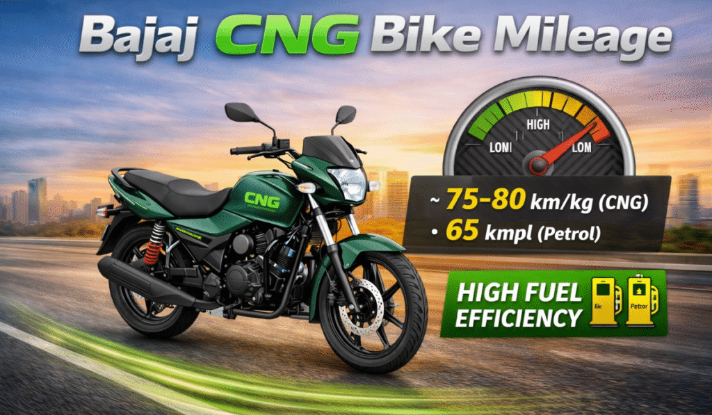 bajaj cng bike on road price