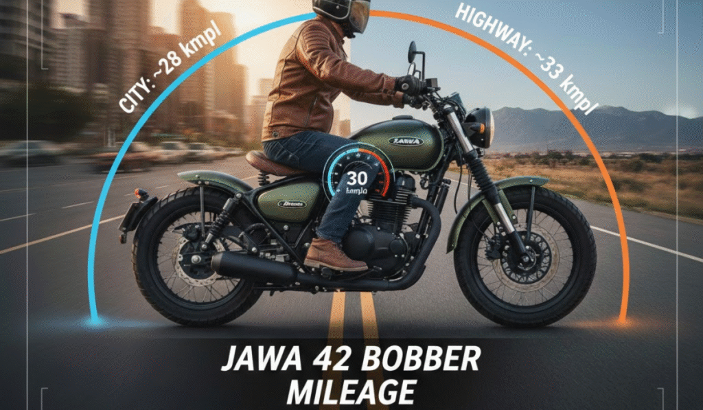 jawa 42 bobber price on road
