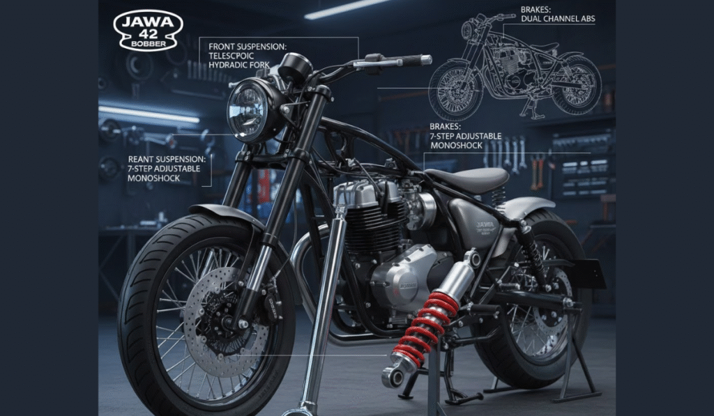 jawa 42 bobber price on road