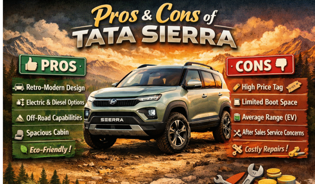 tata sierra car on road price