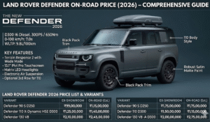 land rover defender on road price